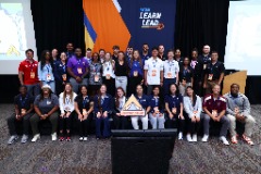 Jarome served as a facilitator at the Career in Sports Forum.